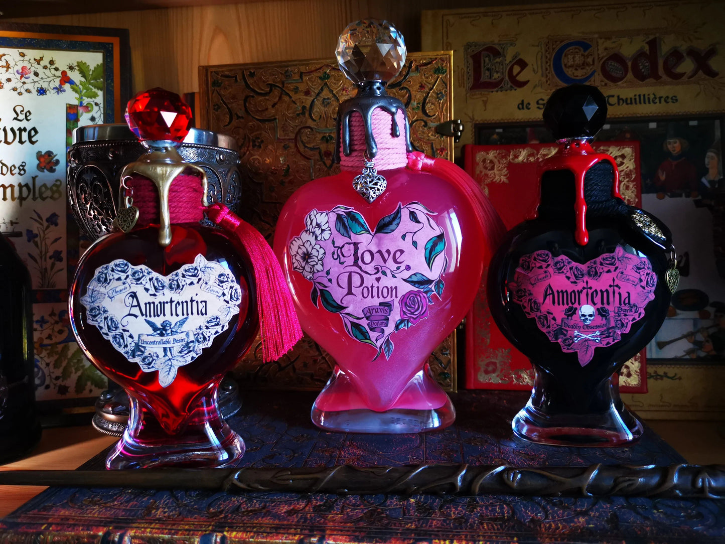 Amortentia Dark Aravis Potions Apothecary Harry Potter