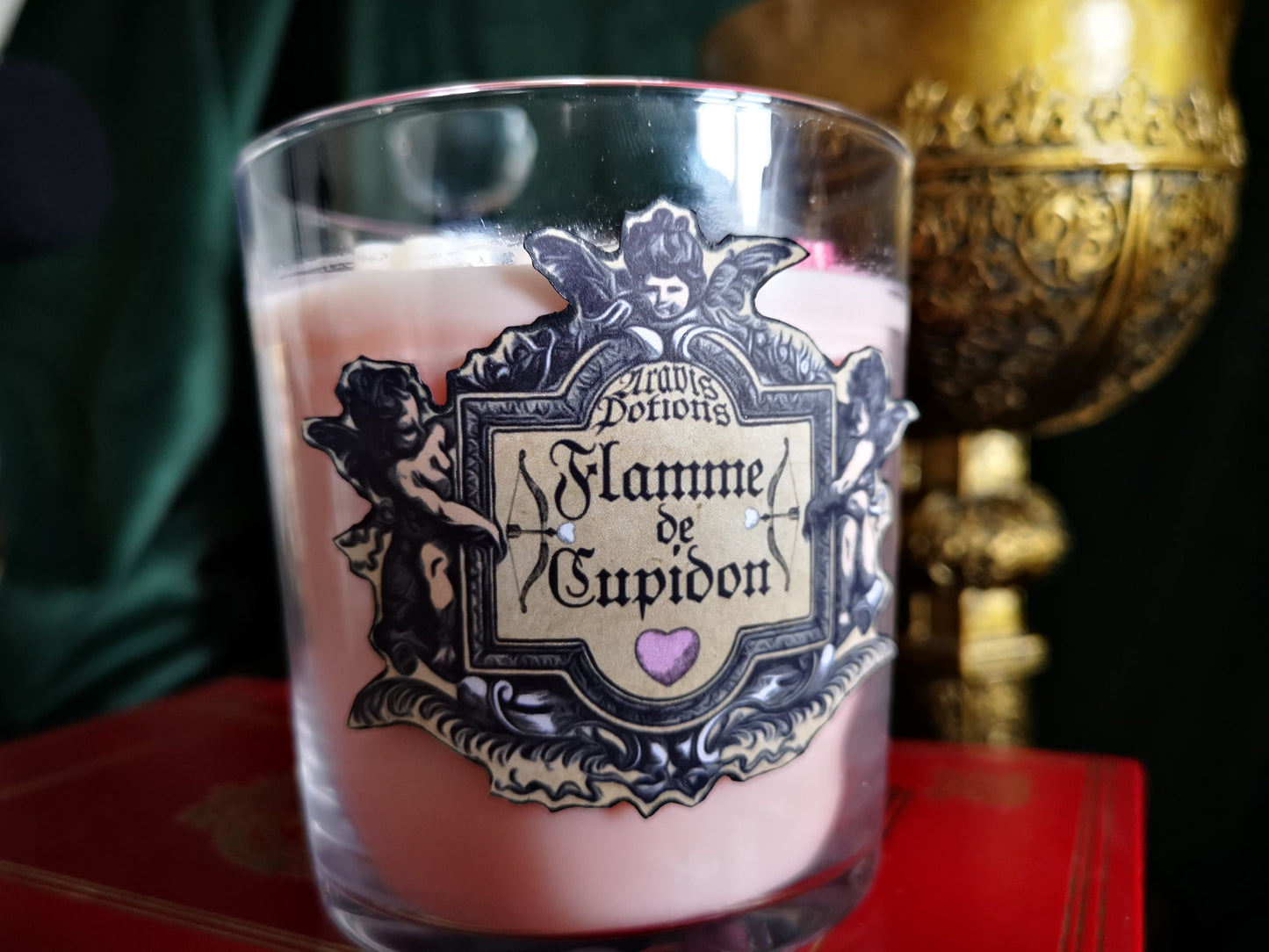 Bougie Flamme de Cupidon Aravis Potions Apothecary Harry Potter