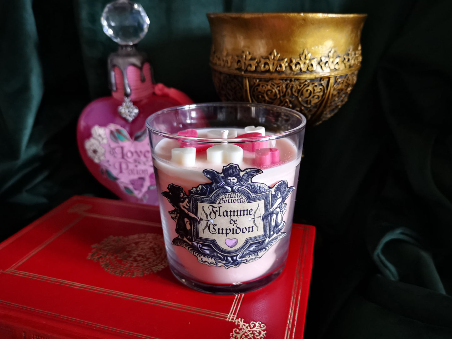 Bougie Flamme de Cupidon Aravis Potions Apothecary Harry Potter