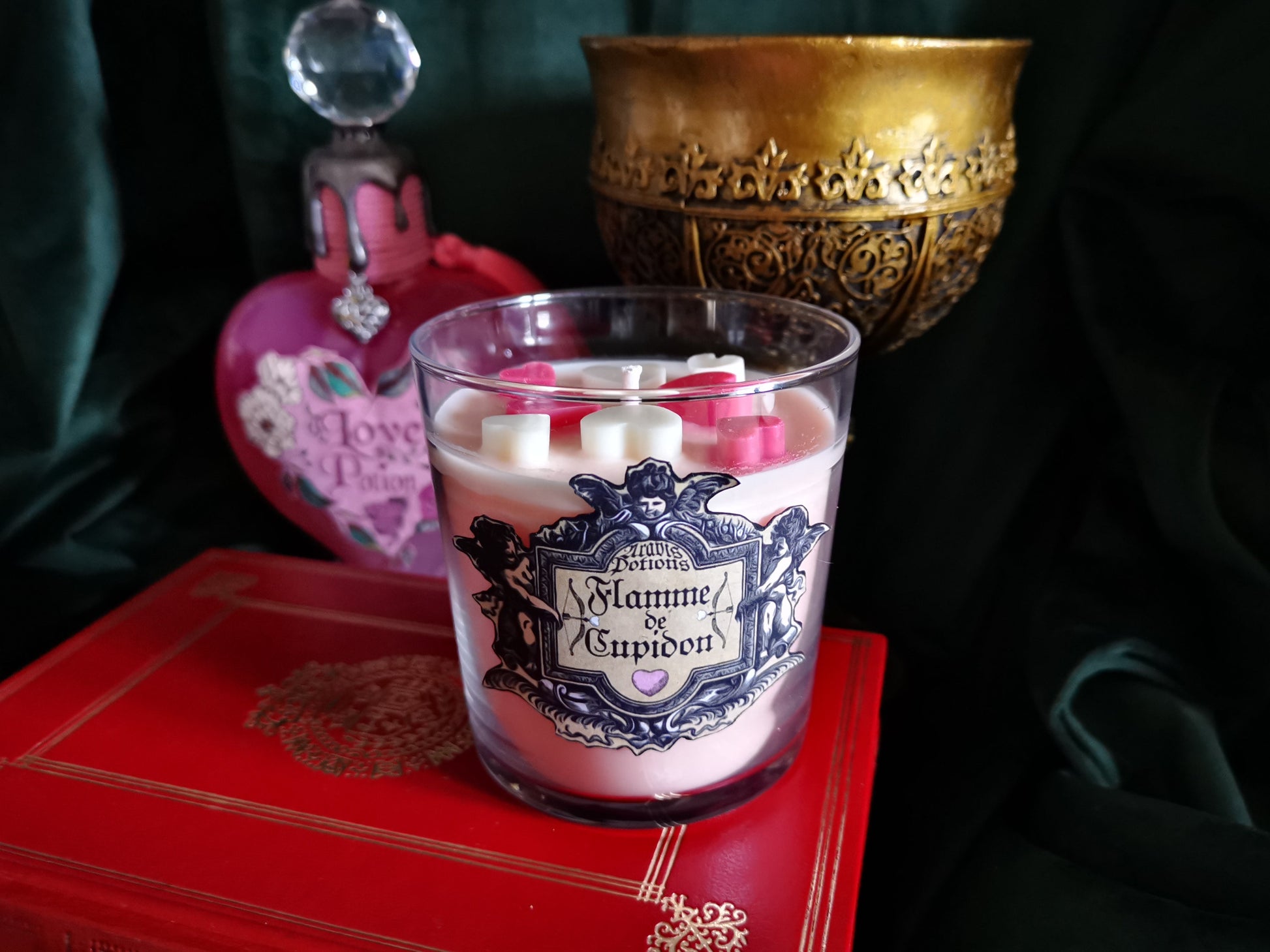 Bougie Flamme de Cupidon Aravis Potions Apothecary Harry Potter