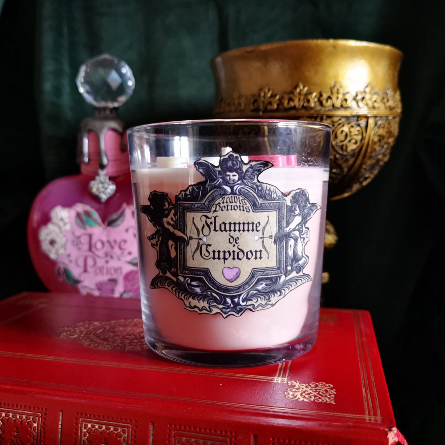 Bougie Flamme de Cupidon Aravis Potions Apothecary Harry Potter