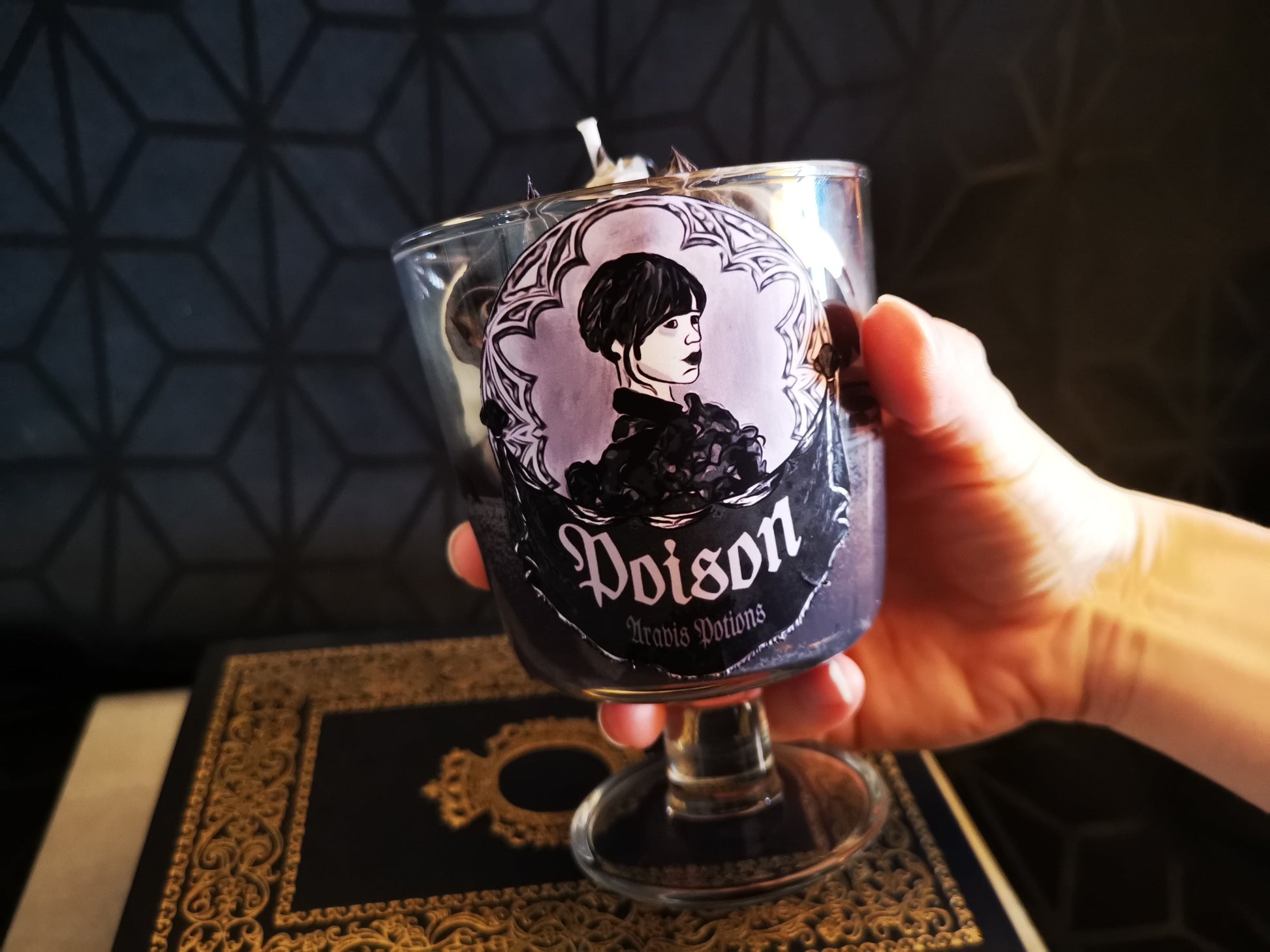 Bougie Poison 240 g - Cerise Noire Aravis Potions Apothecary Harry Potter