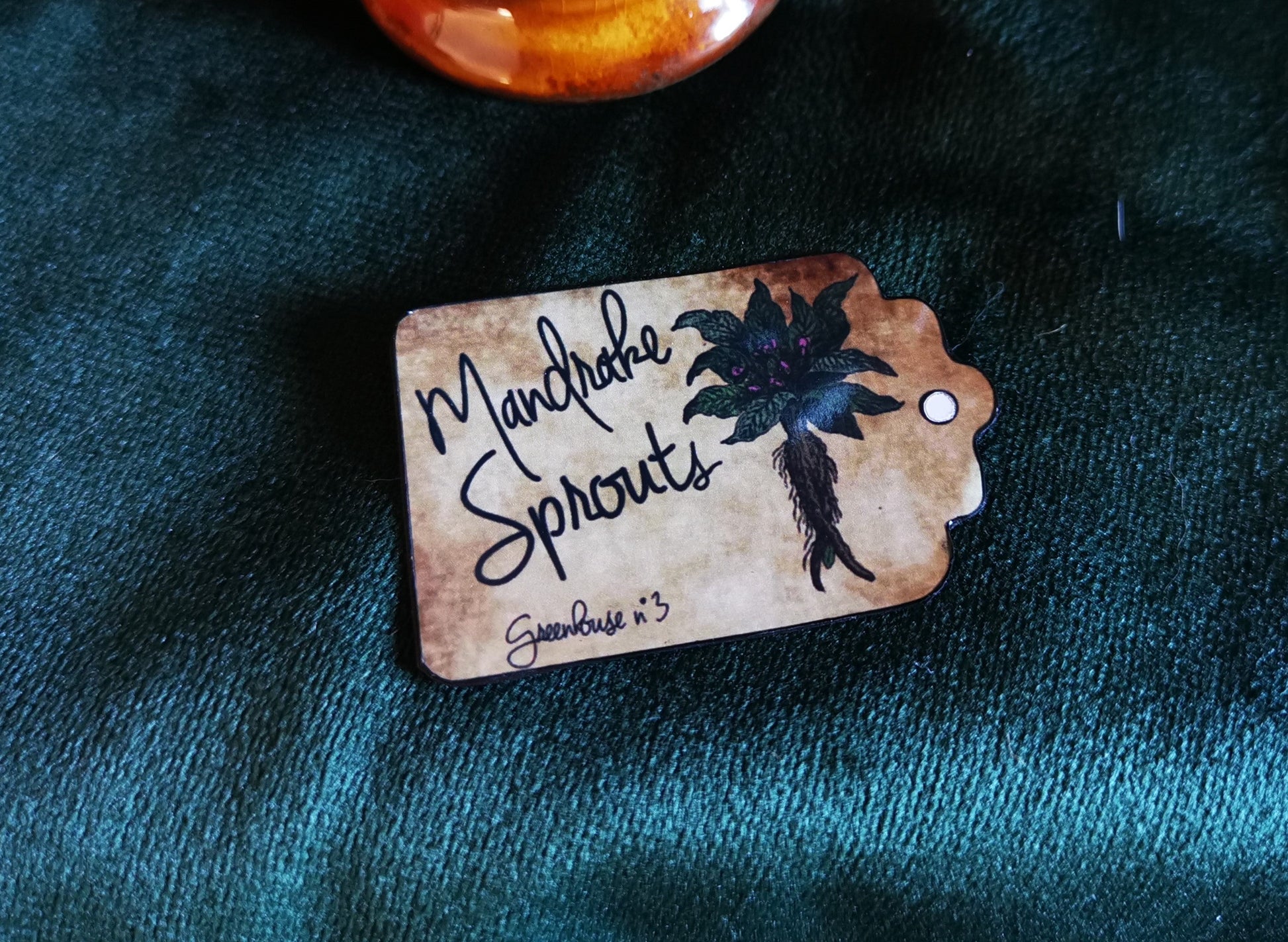 Bougie Pousses de Mandragore Aravis Potions Apothecary Harry Potter