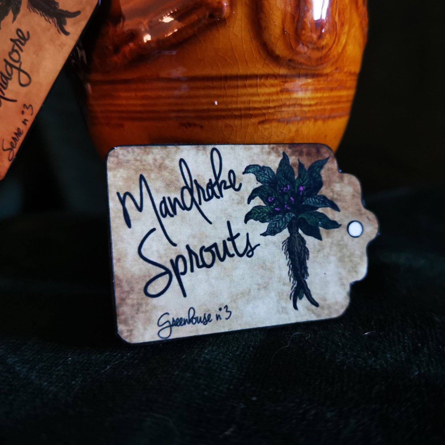 Bougie Pousses de Mandragore Aravis Potions Apothecary Harry Potter