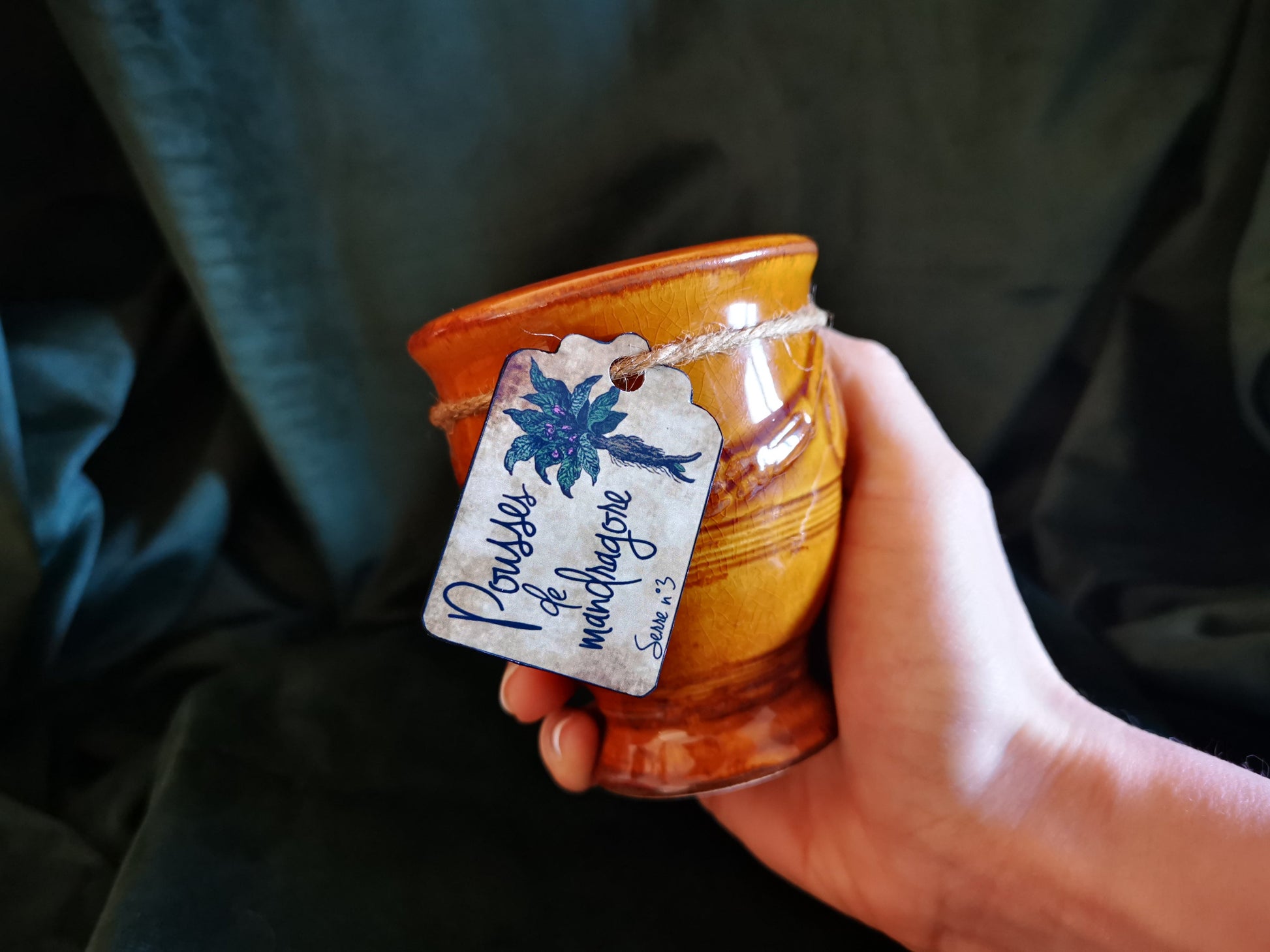 Bougie Pousses de Mandragore Aravis Potions Apothecary Harry Potter