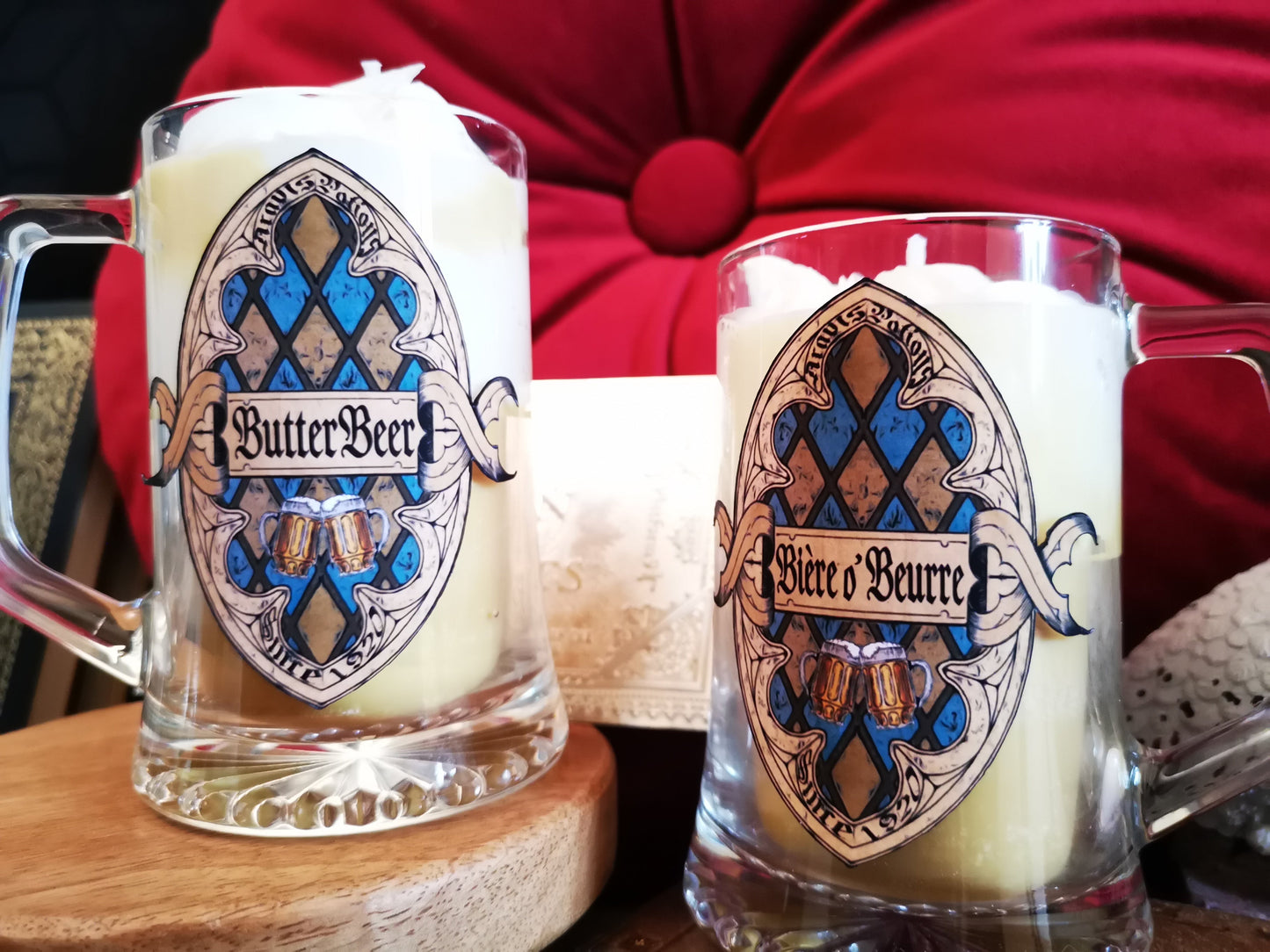 Butterbeer bougie/candle Aravis Potions Apothecary Harry Potter
