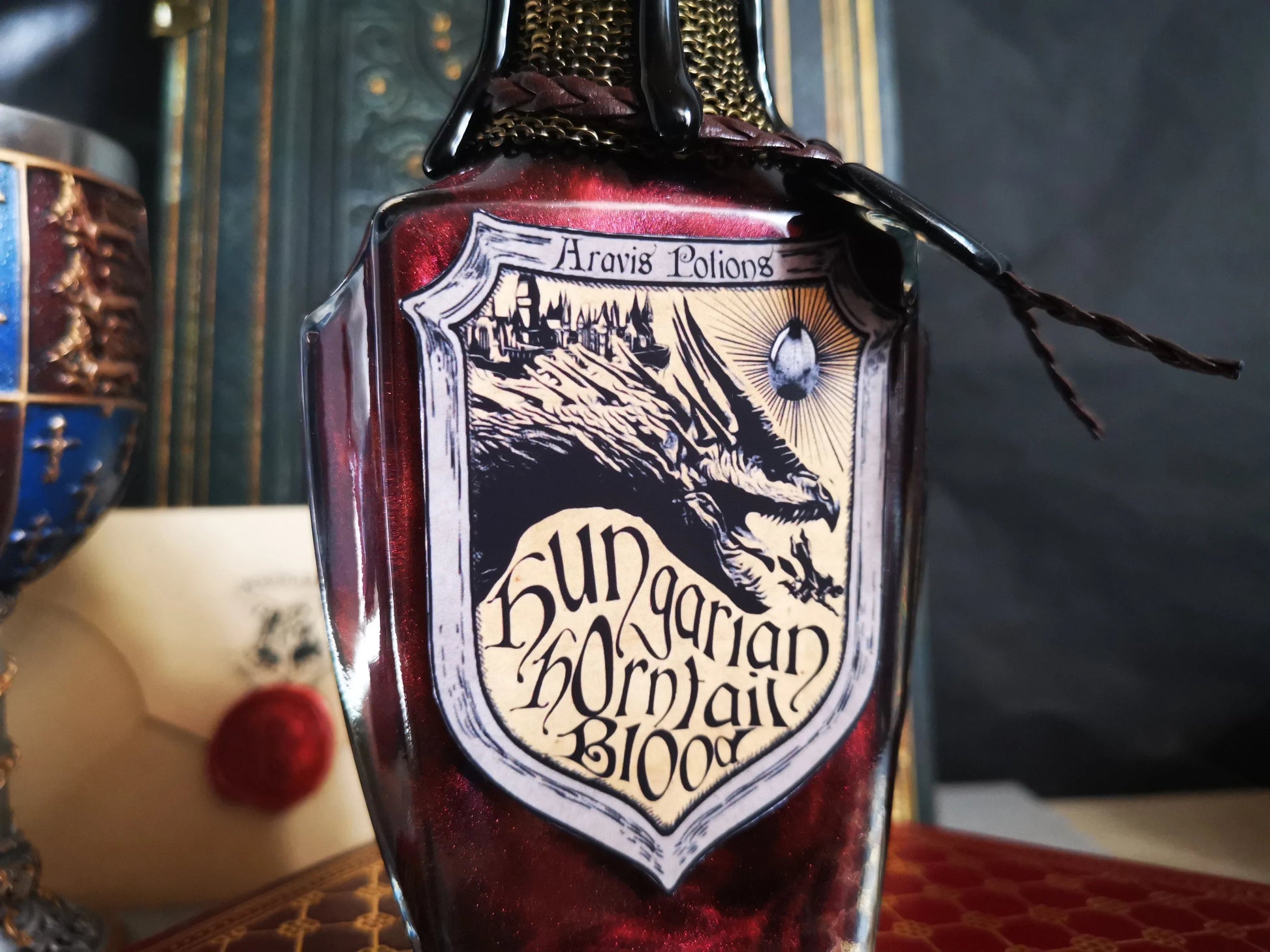 Hungarian Horntail Blood Potion - Dragon Aravis Potions Apothecary Harry Potter