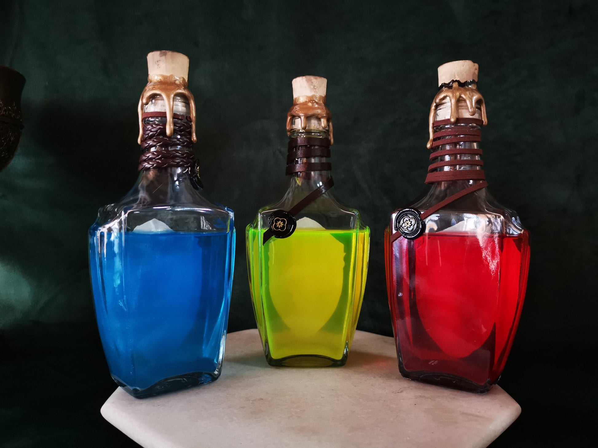 Lot de 3 (Ether - Elixir - Potion) Final Fantasy Aravis Potions Apothecary Harry Potter