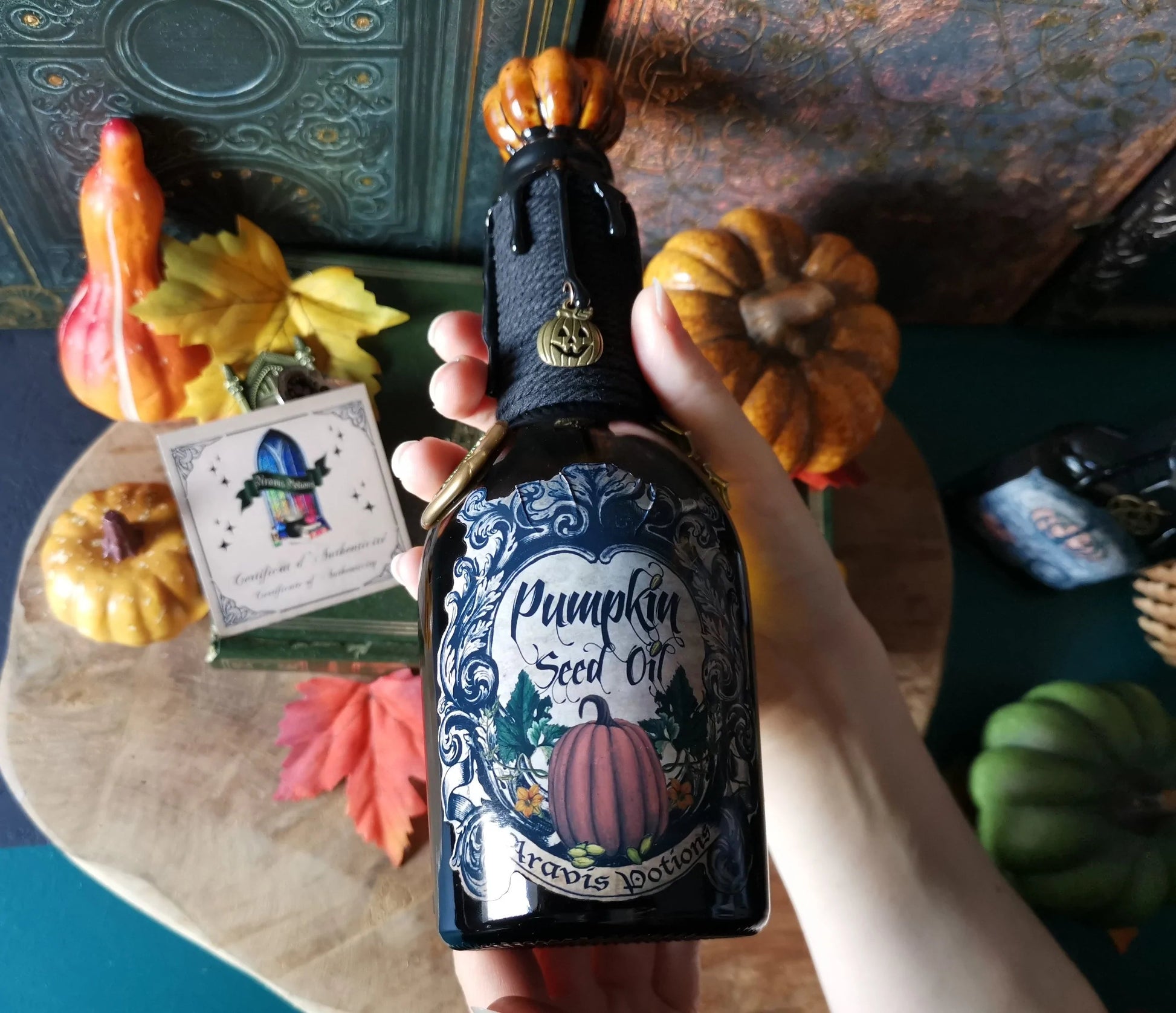 Pumpkin Seed Oil Aravis Potions Apothecary Harry Potter