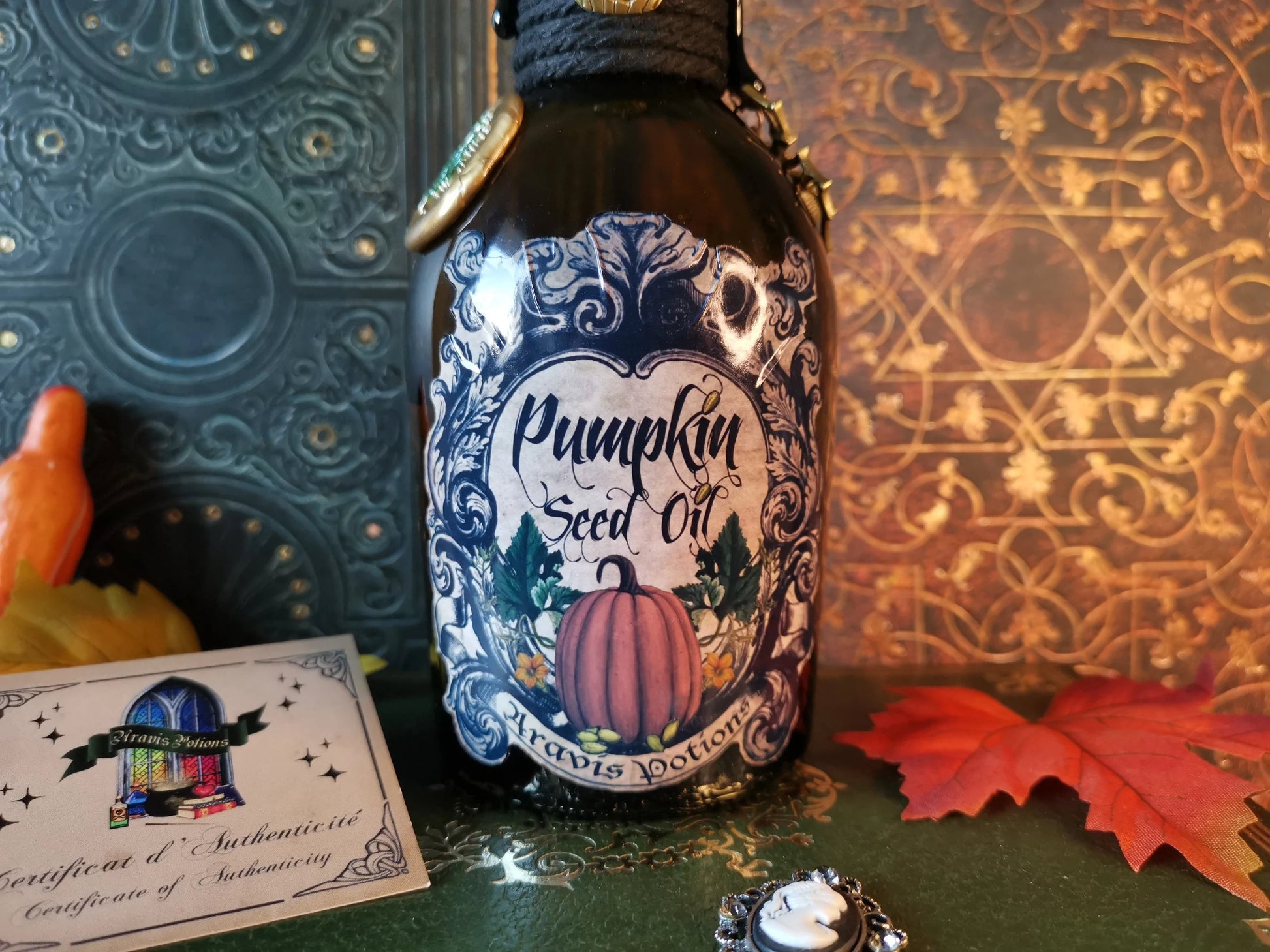 Pumpkin Seed Oil Aravis Potions Apothecary Harry Potter