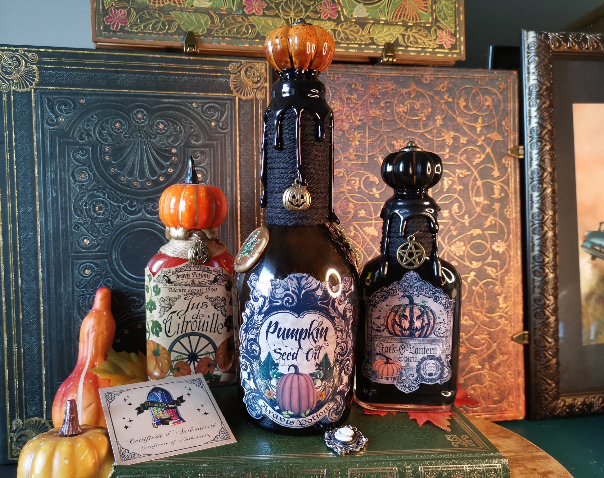 Pumpkin Seed Oil Aravis Potions Apothecary Harry Potter