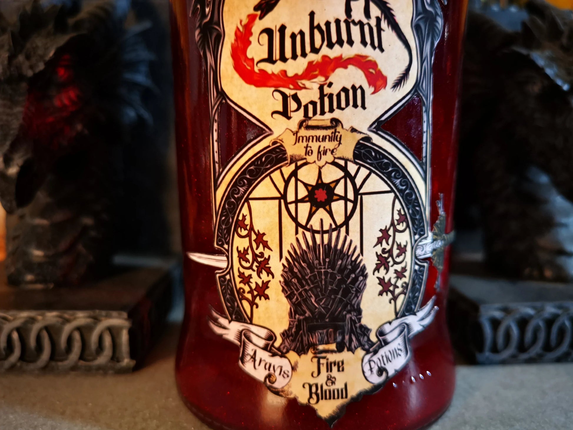 Unburnt Potion Red Aravis Potions Apothecary Harry Potter