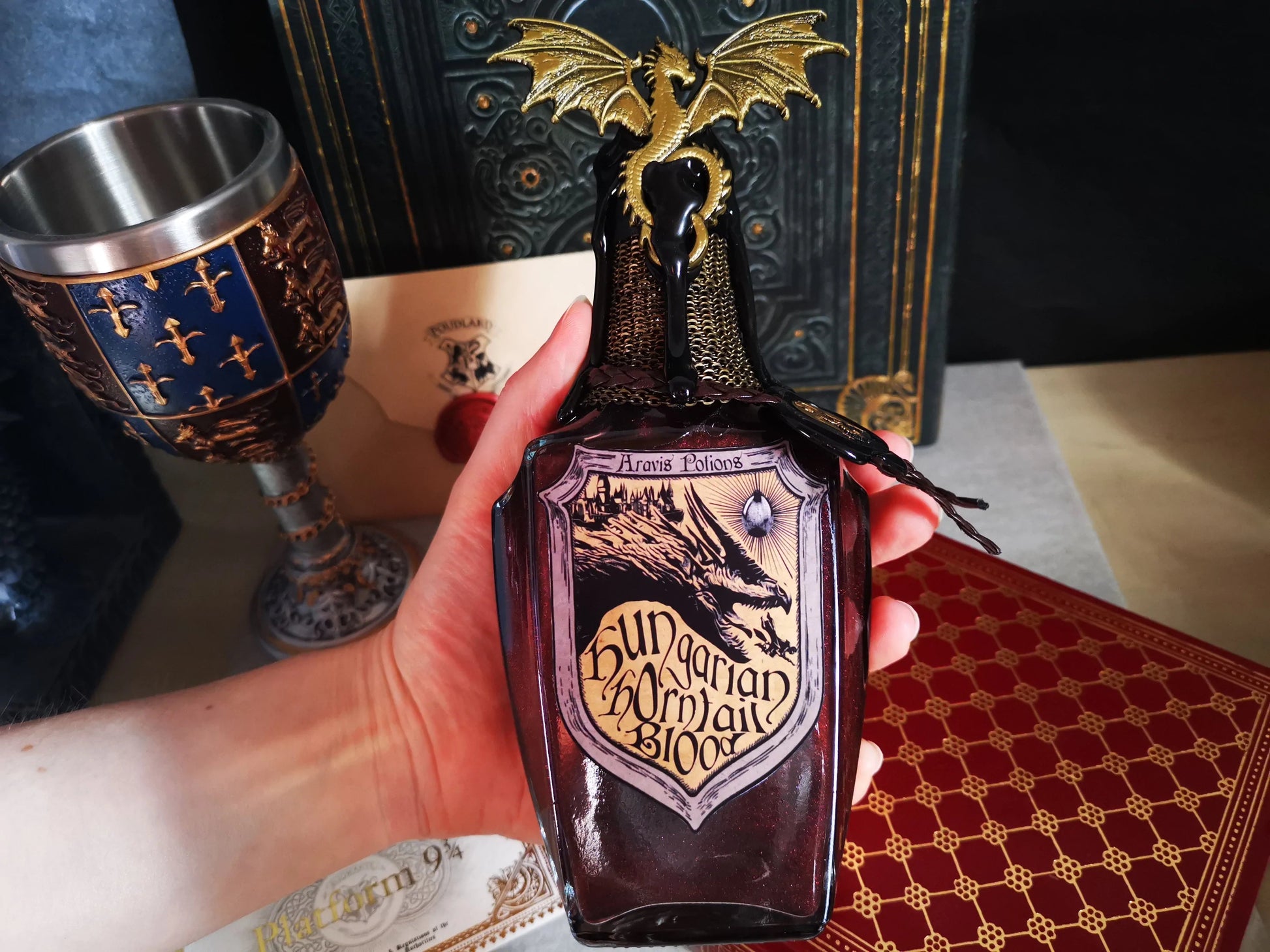 Hungarian Horntail Blood Potion - Dragon Aravis Potions Apothecary Harry Potter