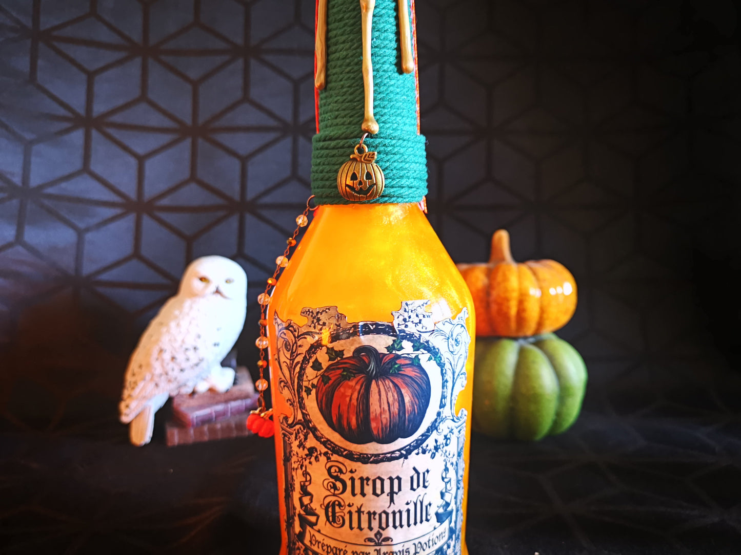 Pumpkin Syrup / Sirop de Citrouille Aravis Potions Apothecary Harry Potter