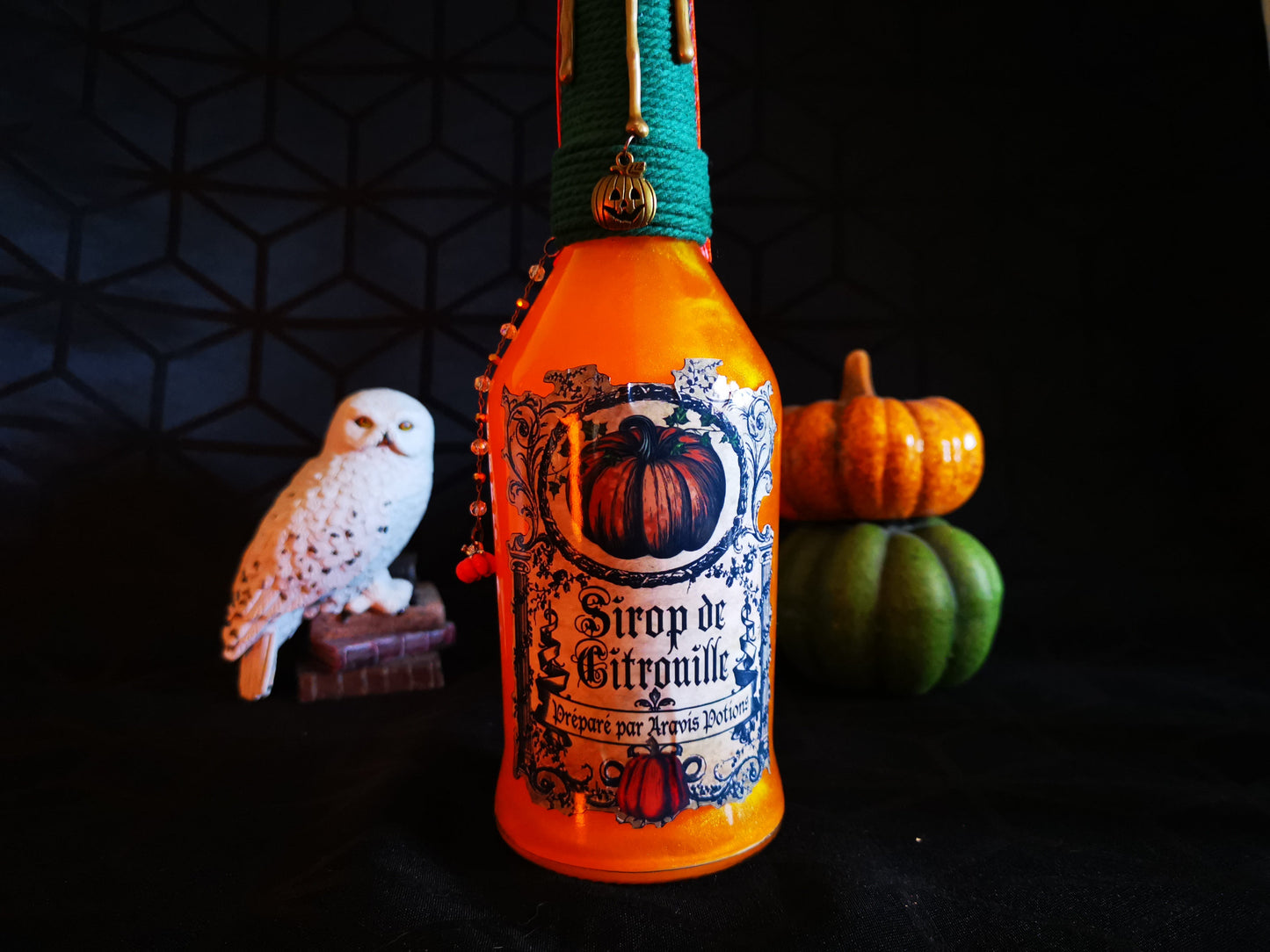 Pumpkin Syrup / Sirop de Citrouille Aravis Potions Apothecary Harry Potter